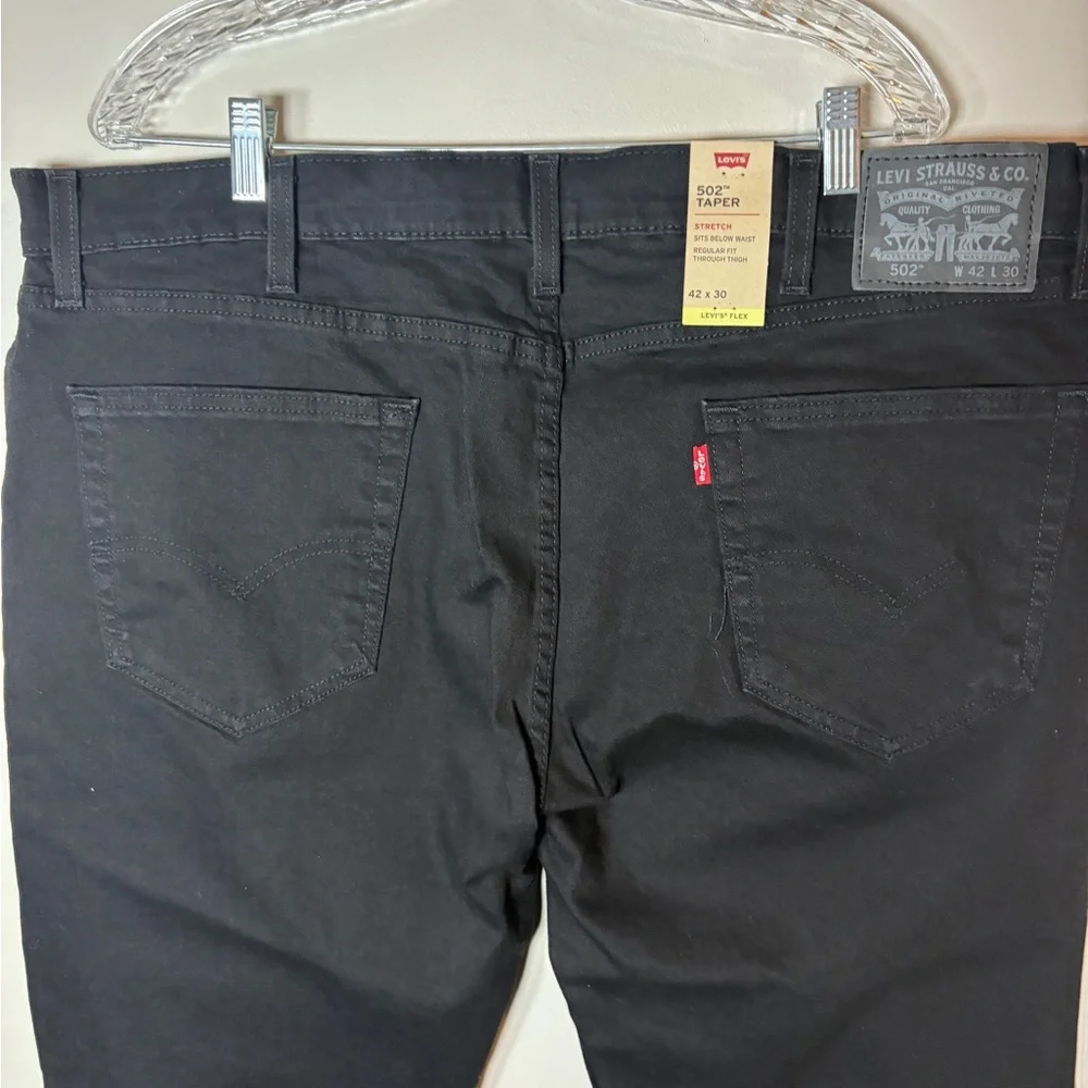 Levi's Big & Tall Black Slim Jeans (NEW w/ Tags) - Picture 6 of 10